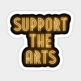 Support The Arts Help Artist Sticker